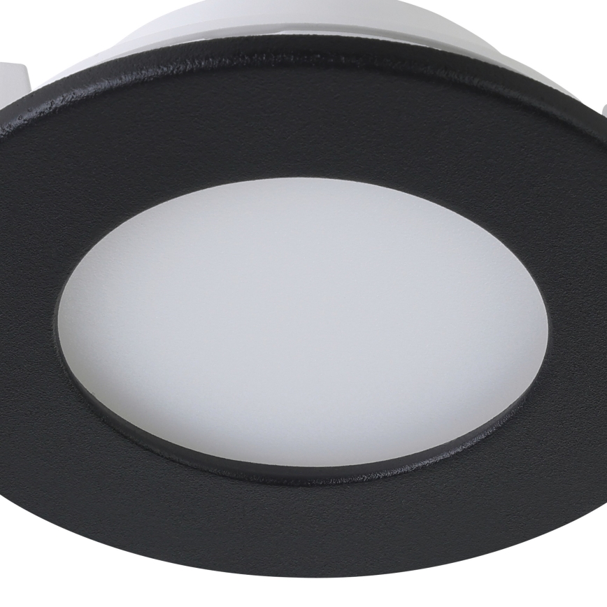 Eglo 31743 - SADA 3× LED stmievateľných kúpeľňových podhľadových svietidiel FUEVA-Z LED/2,8W/230V 2700-6500 IP44 čierne priemer 8,5 cm