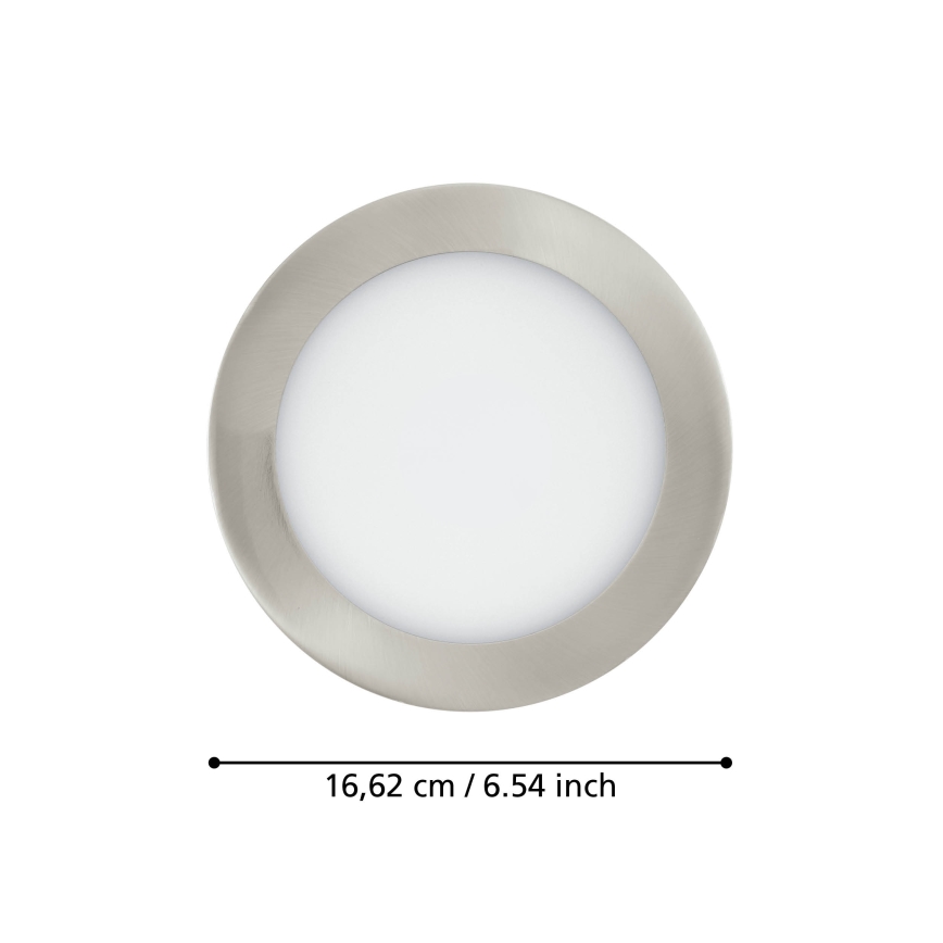 Eglo 31746 - Stmievateľné LED kúpeľňové podhľadové svietidlo FUEVA-Z LED/10,5W/230V 2700-6500K IP44 chróm priemer 16,5 cm