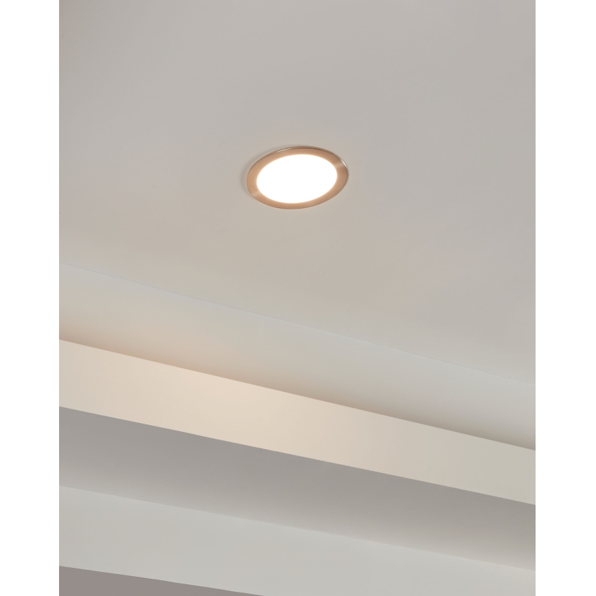 Eglo 31746 - LED Stmievateľné kúpeľňové podhľadové svietidlo FUEVA-Z LED/10,5W/230V 2700-6500K IP44 chróm