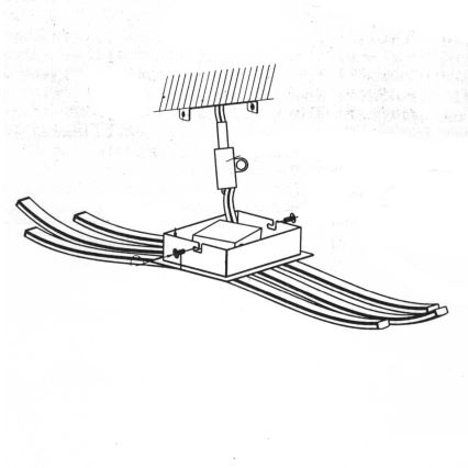 Eglo 31995 - LED stropné svietidlo RONCADE LED/26W/230V