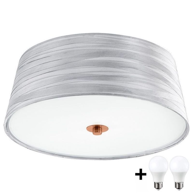 Eglo 32111- LED Stropné svietidlo FONSEA 1 2xE27/9W/230V strieborná/medená