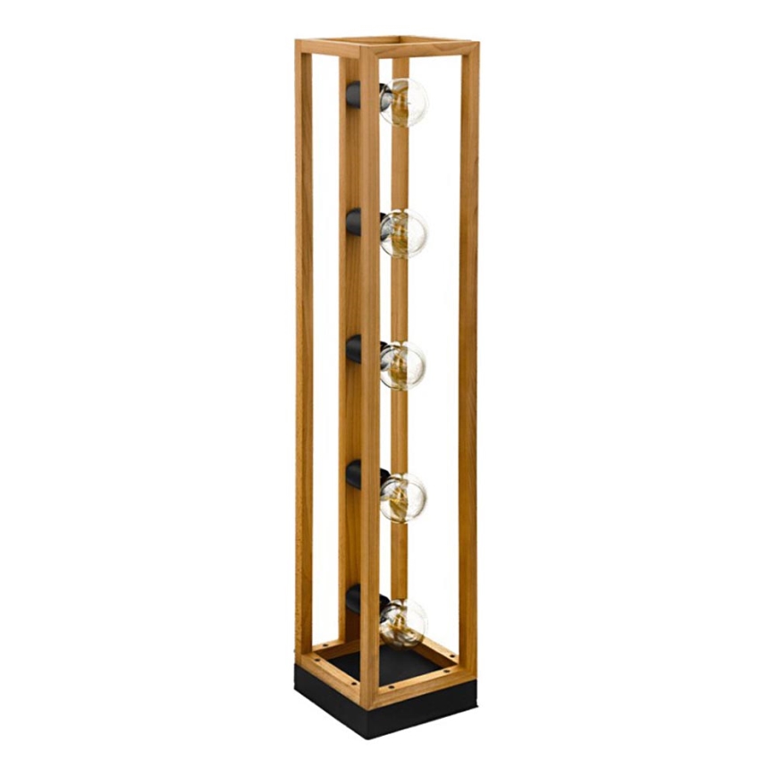 Eglo 32148 - Stojacia lampa BLACKCROWN 5xE27/40W/230V hnedá