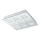Eglo 32455 - LED Stropné svietidlo PALLANTE LED/33W/230V 4000K matný chróm