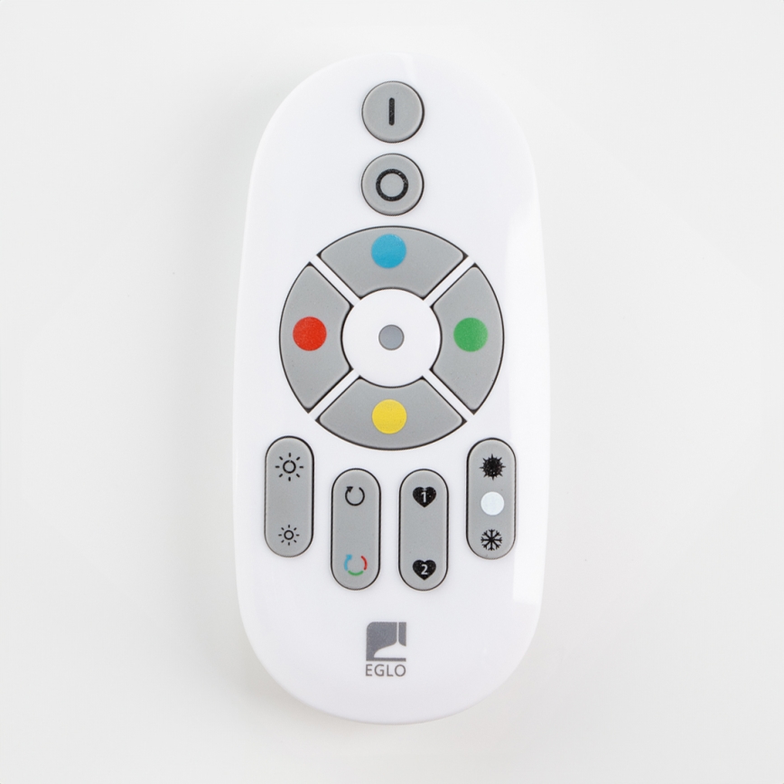 Eglo 32547 - LED RGBW Stmievateľný prisadený/podhľadový panel 2v1 SALOBRENA-C LED/34W/230V biela 60x60 cm + diaľkové ovládanie