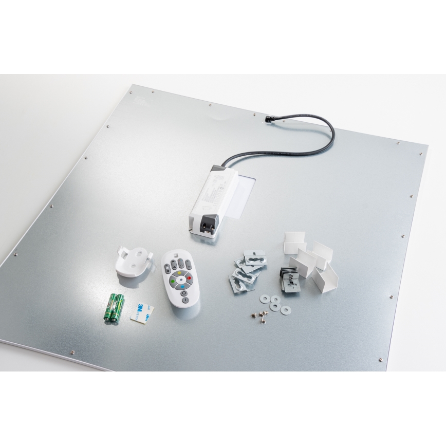 Eglo 32547 - LED RGBW Stmievateľný prisadený/podhľadový panel 2v1 SALOBRENA-C LED/34W/230V biela 60x60 cm + diaľkové ovládanie