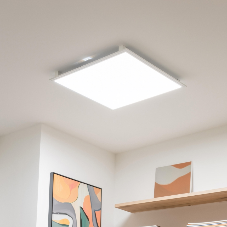 Eglo 32547 - LED RGBW Stmievateľný prisadený/podhľadový panel 2v1 SALOBRENA-C LED/34W/230V biela 60x60 cm + diaľkové ovládanie