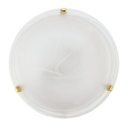 Eglo 32601 - LED stropné svietidlo SALOME LED/11W/230V priemer 30 cm zlaté / alabastrové sklo