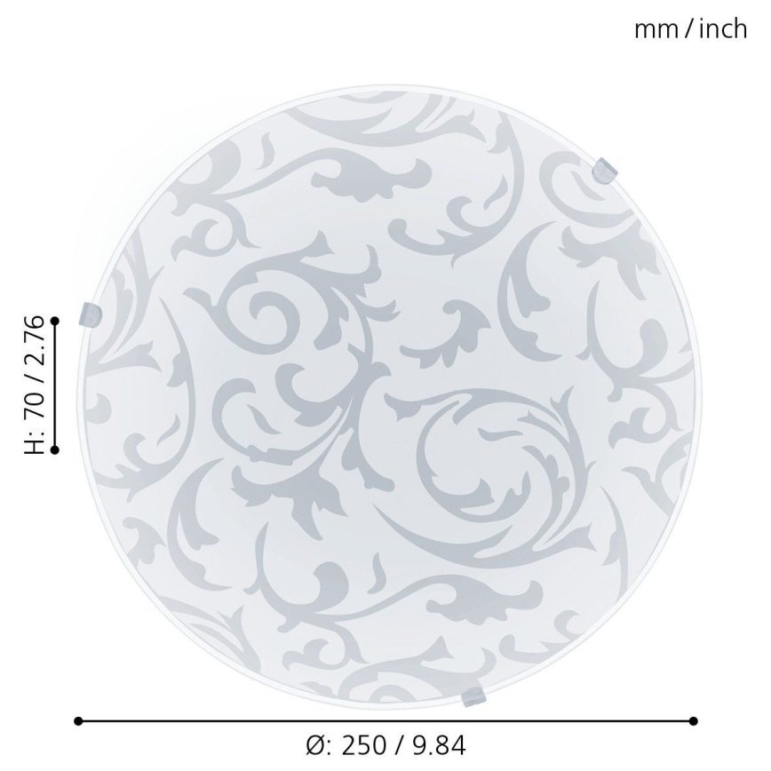 Eglo 32606 - LED stropné svietidlo MARS LED/11W/230V pr. 25 cm