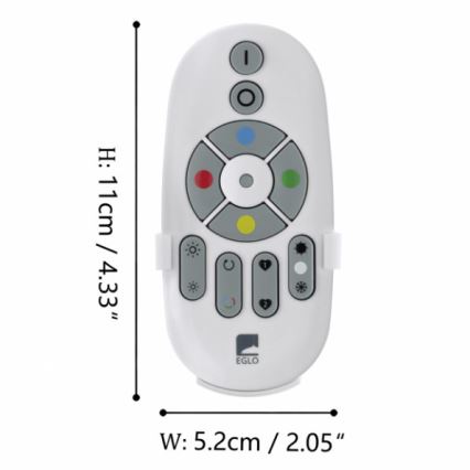 Eglo - Diaľkové ovládanie CONNECT 2xAAA Bluetooth