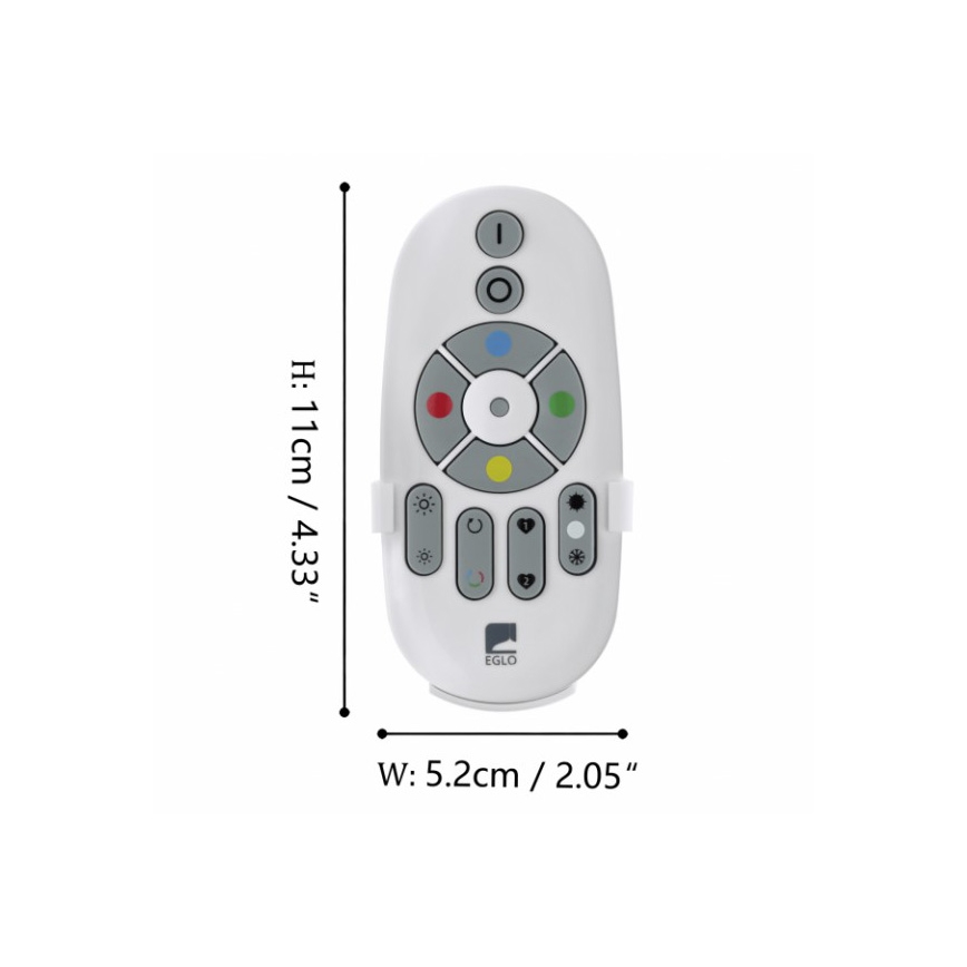 Eglo - Diaľkové ovládanie CONNECT 2xAAA Bluetooth