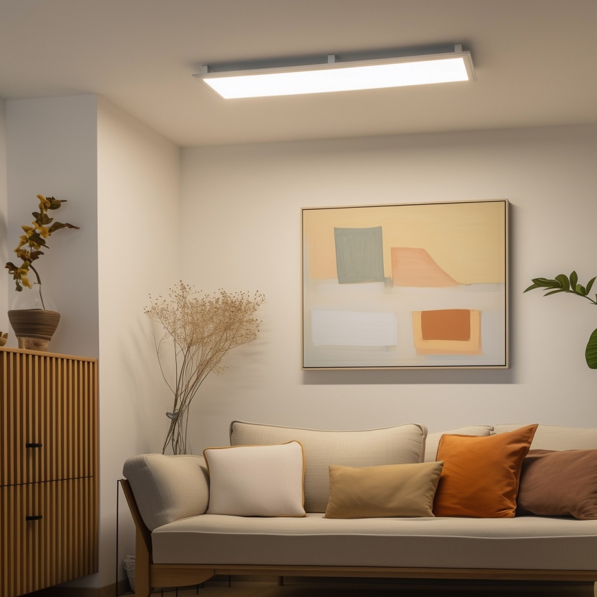 Eglo 32734 - LED RGBW stmievateľný prisadený 2v1 SALOBRENA-C LED/34W/230V biela + diaľkové ovládanie