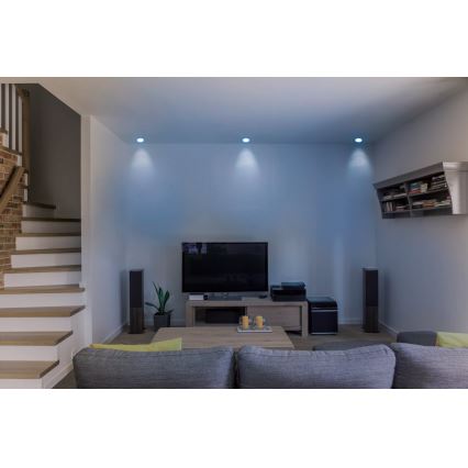 Eglo - LED RGB Stmievateľné podhľadové svietidlo FUEVA-C LED/10,5W/230V