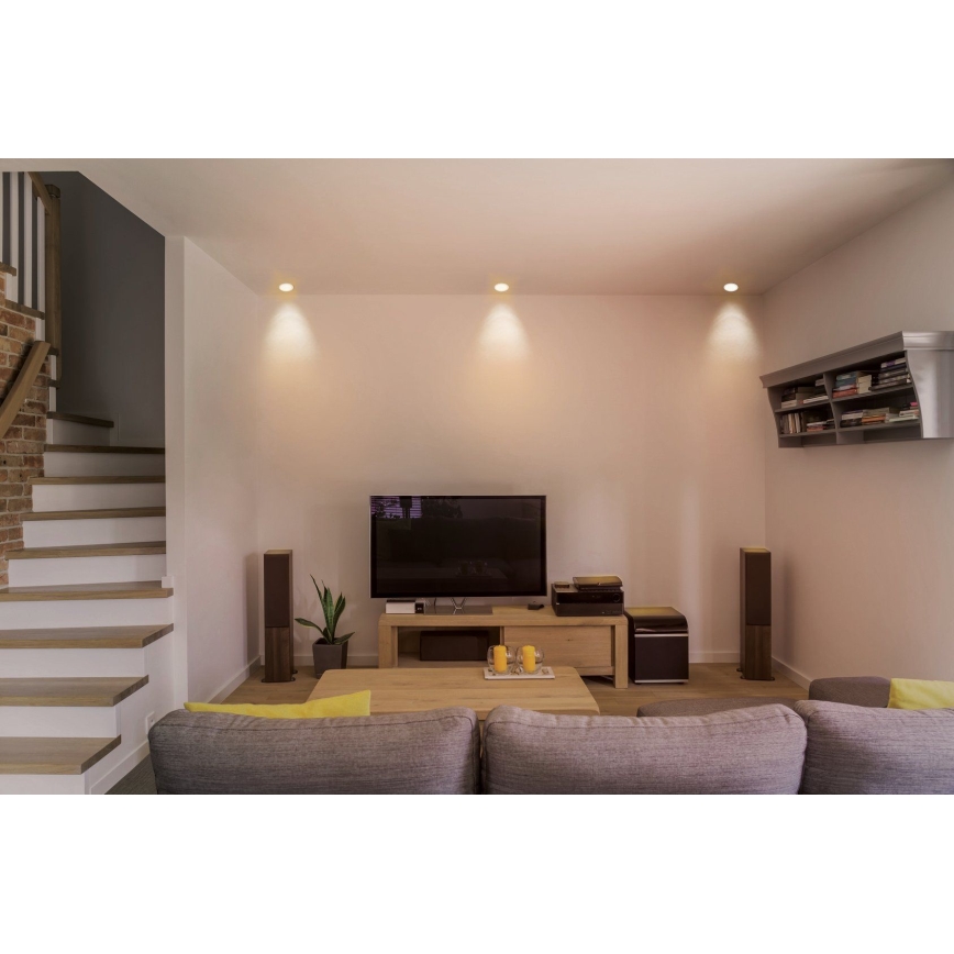 Eglo - LED RGB Stmievateľné podhľadové svietidlo FUEVA-C LED/10,5W/230V