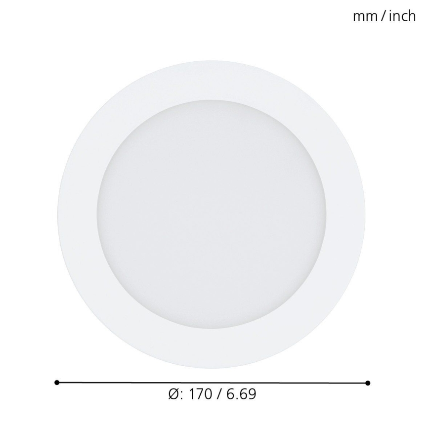 Eglo - LED RGB Stmievateľné podhľadové svietidlo FUEVA-C LED/10,5W/230V
