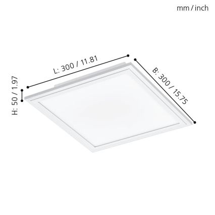 Eglo - LED Stropné svietidlo LED/16W/230V