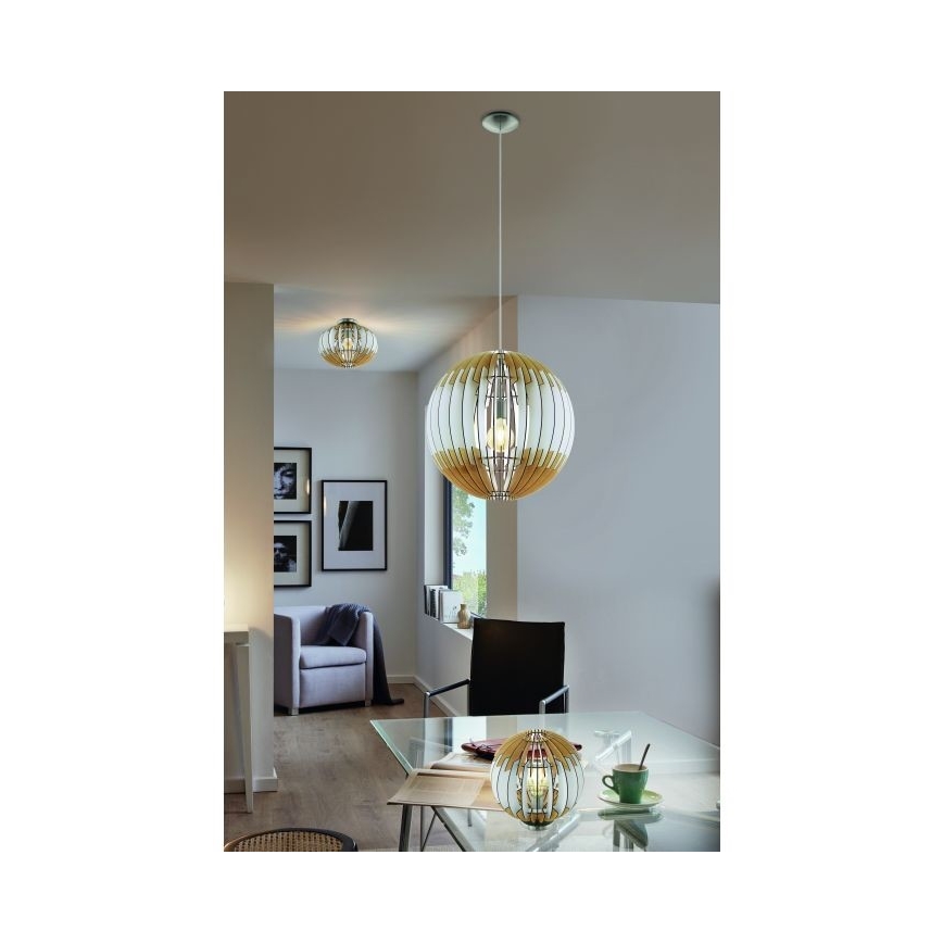 Eglo 32848 - Stolná lampa OLMERO 1xE27/60W/230V