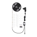 Eglo 32859 - RGB stmievateľný LED pás 5 m COB STRIPE LED/12 W/230 V 4000 K IP44 + diaľkové ovládanie