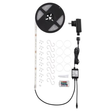 Eglo 32859 - RGB stmievateľný LED pás 5 m COB STRIPE LED/12 W/230 V 4000 K IP44 + diaľkové ovládanie