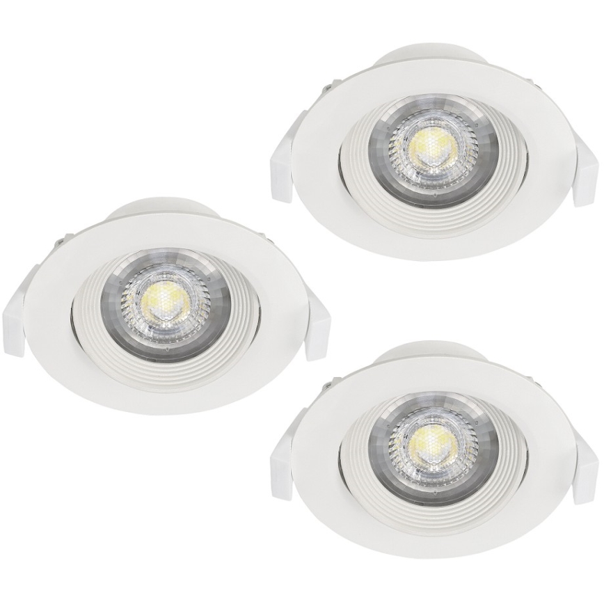 Eglo - SADA 3x Podhľadové svietidlo SARTIANO 1xLED/5W/230V