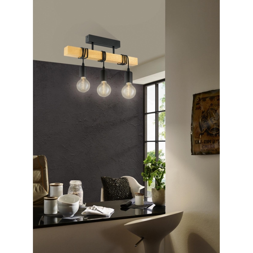 Eglo - Luster prisadený TOWNSHEND 3xE27/60W/230V
