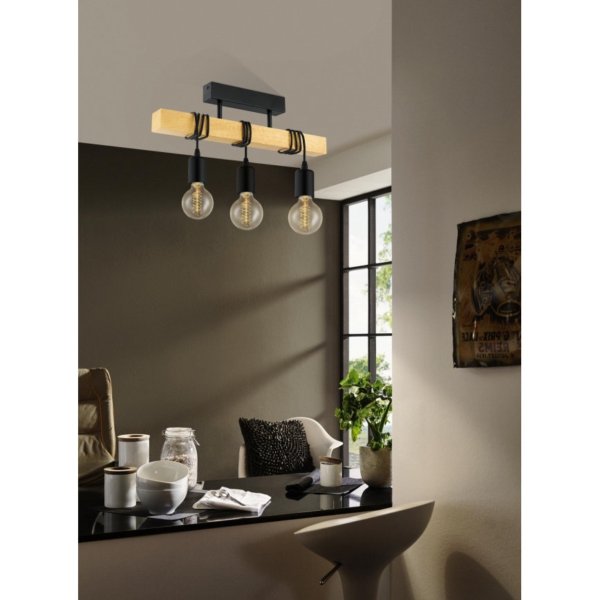 Eglo - Luster prisadený TOWNSHEND 3xE27/60W/230V