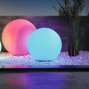Eglo 32998 - LED RGB Vonkajšia stojacia lampa MONTEROLO 1xE27/9W/230V IP65 ø390 Eglo 32998 - LED RGB Vonkajšia stojacia lampa MONTEROLO 1xE27/9W/230V IP65 ø390