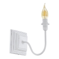 Eglo 33001 - Nástenné svietidlo 1xE14/40W/230V biele