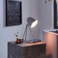 Eglo 33094 - Stolová lampa DUNDEE 1xE27/60W/230V sivá