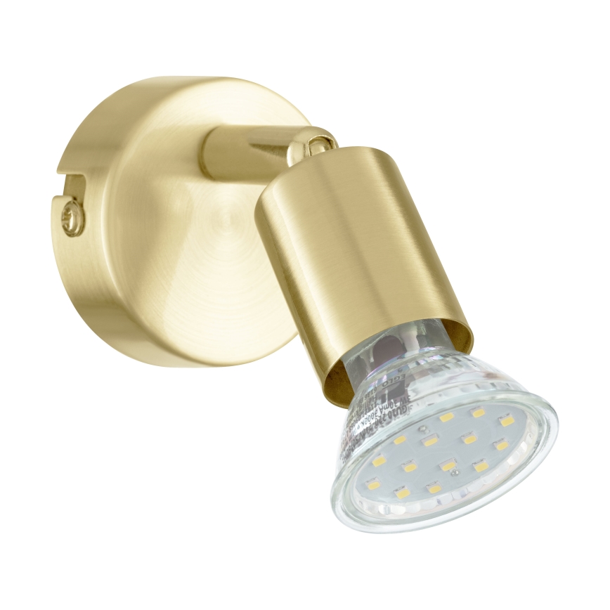 Eglo - LED Nástenné bodové svietidlo 1xGU10/2,8W/230V 3000K zlatá