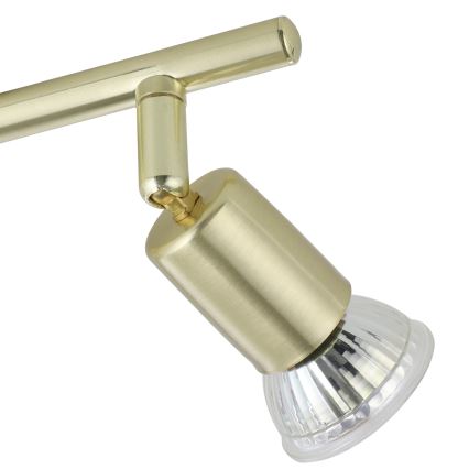 Eglo - LED Bodové svietidlo 2xGU10/2,8W/230V 3000K zlatá