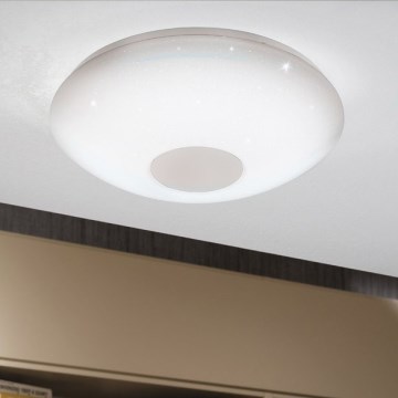 Eglo 33218 - LED RGBW Stmievateľné stropné svietidlo VOLTAGO-C LED/17W/230V 2700-6500K pr. 38 cm