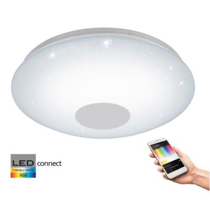 Eglo 33218 - LED RGBW Stmievateľné stropné svietidlo VOLTAGO-C LED/17W/230V 2700-6500K pr. 38 cm