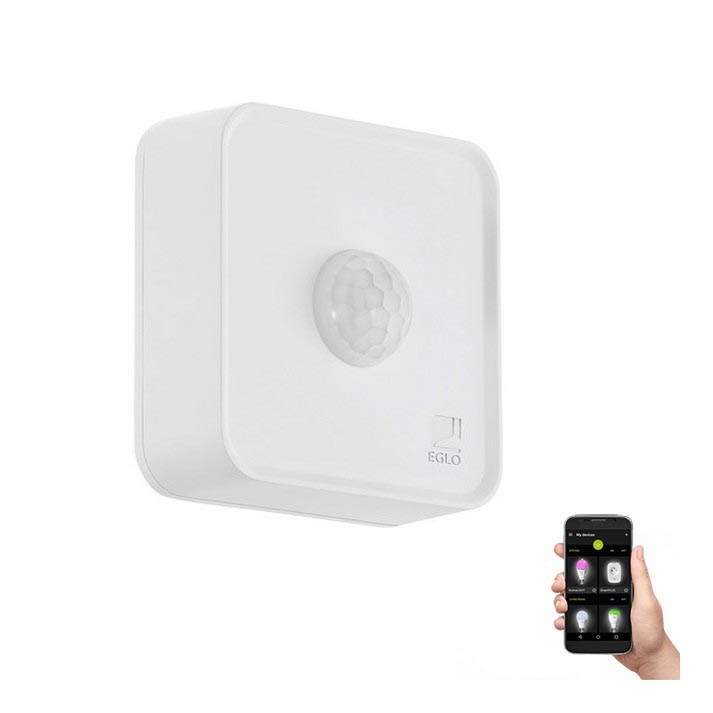Eglo 33236 - Vonkajší pohybový senzor CONNECT SENSOR 3xAA 12 m biela IP44