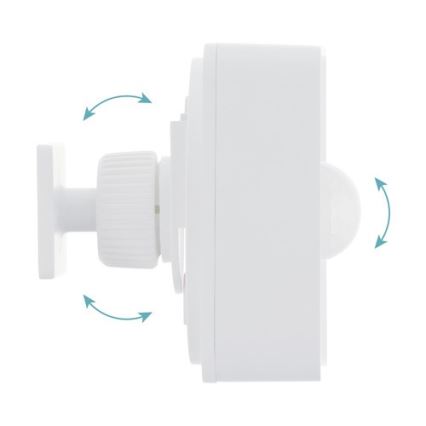 Eglo 33236 - Vonkajší pohybový a súmrakový senzor CONNECT SENSOR 3xAA 12 m biely IP44