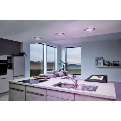 Eglo 33317 - LED RGBW Stmievateľné zapustené stropné svietidlo FUEVA-C LED/15,6W/230V 2700-6500K priemer 22,5 cm