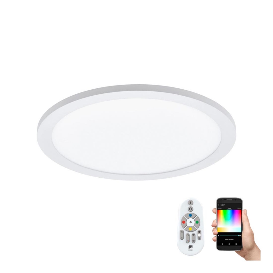Eglo 33341 - LED RGBW Stmievateľné stropné svietidlo SARSINA-C LED/16W/230V 2700-6500K pr. 30 cm + diaľkové ovládanie