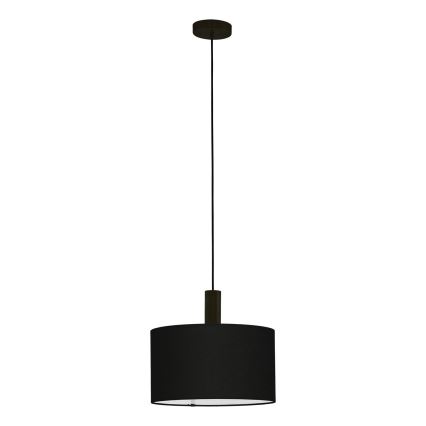 Eglo 33354 - Závesný luster AMANI na lane 1xE27/60W/230V pr. 38 cm čierna