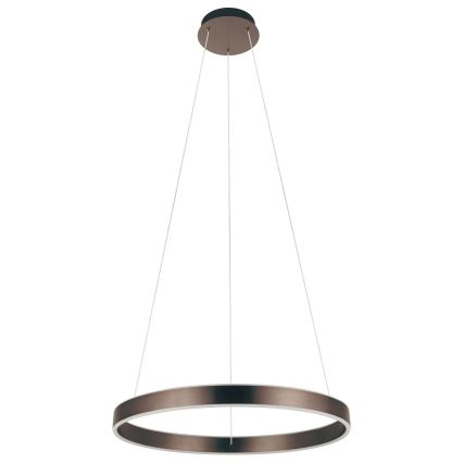 Eglo 33483 - Závesný LED luster ALCAZABA na lane, 2× LED 18 W, 230 V, 3000 K, priemer 55 cm, bronzový