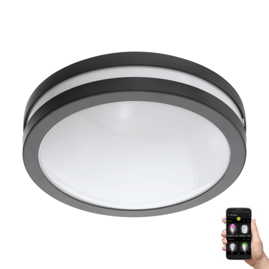 Eglo 33571 - LED Stmievateľné kúpeľňové svietidlo LOCANA-C LED/14W/230V IP44 čierna
