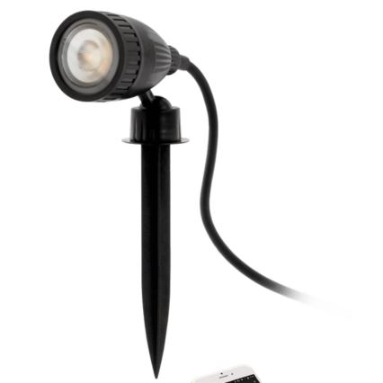 Eglo 33579 - LED RGBW Vonkajšie svietidlo NEMA-C 1xGU10/5W/230V IP44 čierne