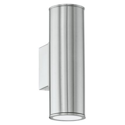 Eglo 33582 - LED RGBW Stmievateľné vonkajšie nástenné osvetlenie RIGA 2xGU10/5W/230V IP44