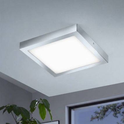 Eglo 33668-LED RGBW Stmievateľné kúpeľňové svietidlo FUEVA-C 21W/230V 2700-6500K 30x30cm IP44