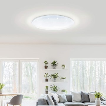 Eglo 33669 - LED RGBW Stmievateľné stropné svietidlo TOTARI-C LED/43W/230V 2700-6500K biela + diaľkové ovládanie