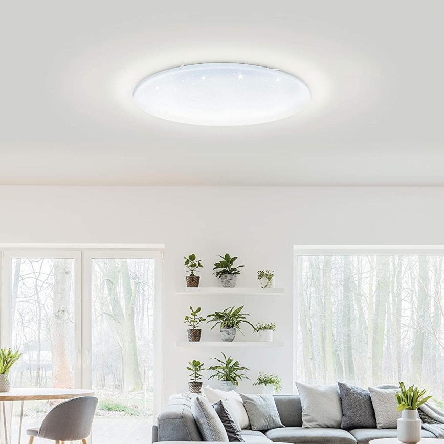 Eglo 33669 - LED RGBW Stmievateľné stropné svietidlo TOTARI-C LED/43W/230V 2700-6500K biela + diaľkové ovládanie