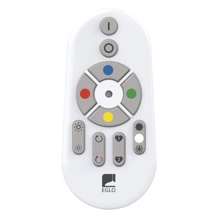 Eglo 33669 - LED RGBW Stmievateľné stropné svietidlo TOTARI-C LED/43W/230V 2700-6500K biela + diaľkové ovládanie