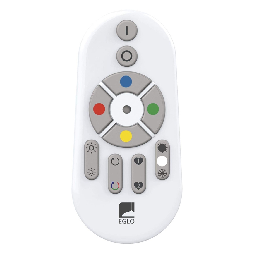 Eglo 33669 - LED RGBW Stmievateľné stropné svietidlo TOTARI-C LED/43W/230V 2700-6500K biela + diaľkové ovládanie