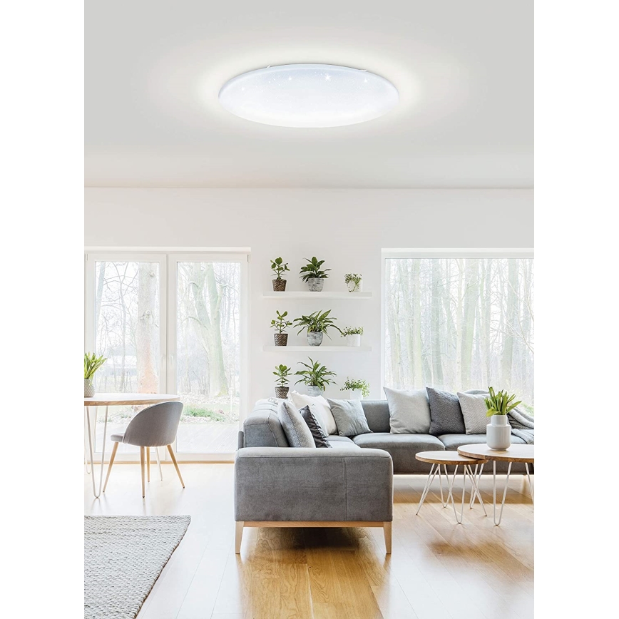 Eglo 33669 - LED RGBW Stmievateľné stropné svietidlo TOTARI-C LED/43W/230V 2700-6500K biela + diaľkové ovládanie
