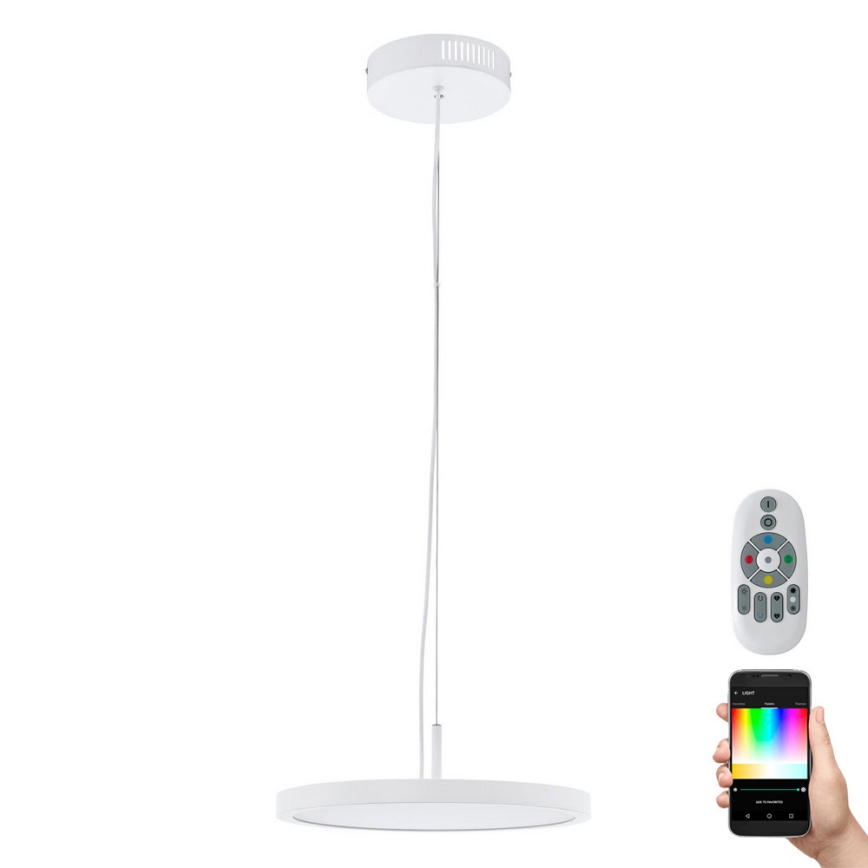 Eglo 33675 - LED RGBW Stmievateľný luster na lanku CERIGNOLA-C LED/21W/230V 2700-6500K + diaľkové ovládanie