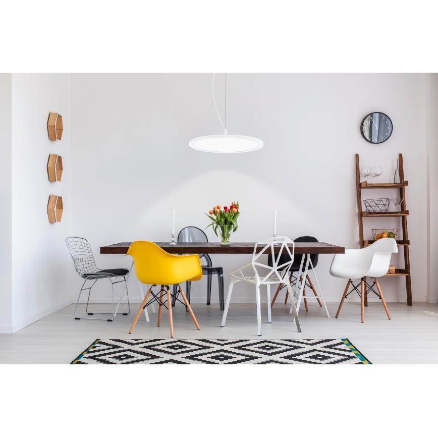 Eglo 33675 - LED RGBW Stmievateľný luster na lanku CERIGNOLA-C LED/21W/230V 2700-6500K + diaľkové ovládanie