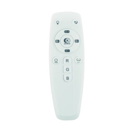Eglo - LED RGBW Stmievateľné kúpeľňové stropné svietidlo s reproduktorom LED/19W/230V 3000-6500K IP44 pr. 39 cm biela+ + diaľkové ovládanie